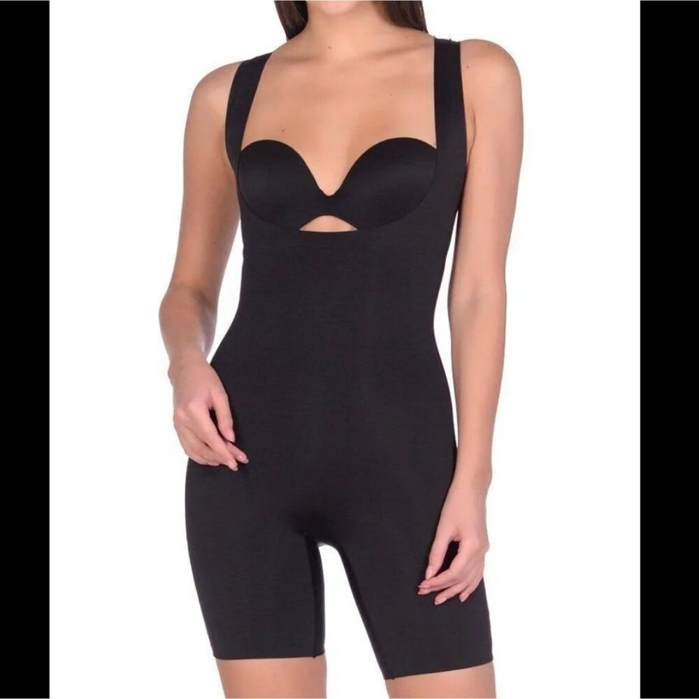 SkinnyGirl Black Under Bust Bodysuit Shapewear